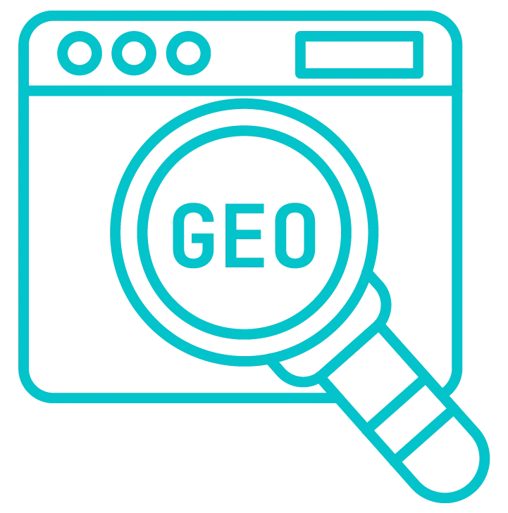 vector GEO cyan